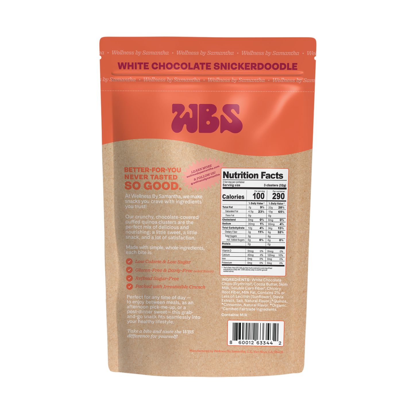 White Chocolate Snickerdoodle Clusters