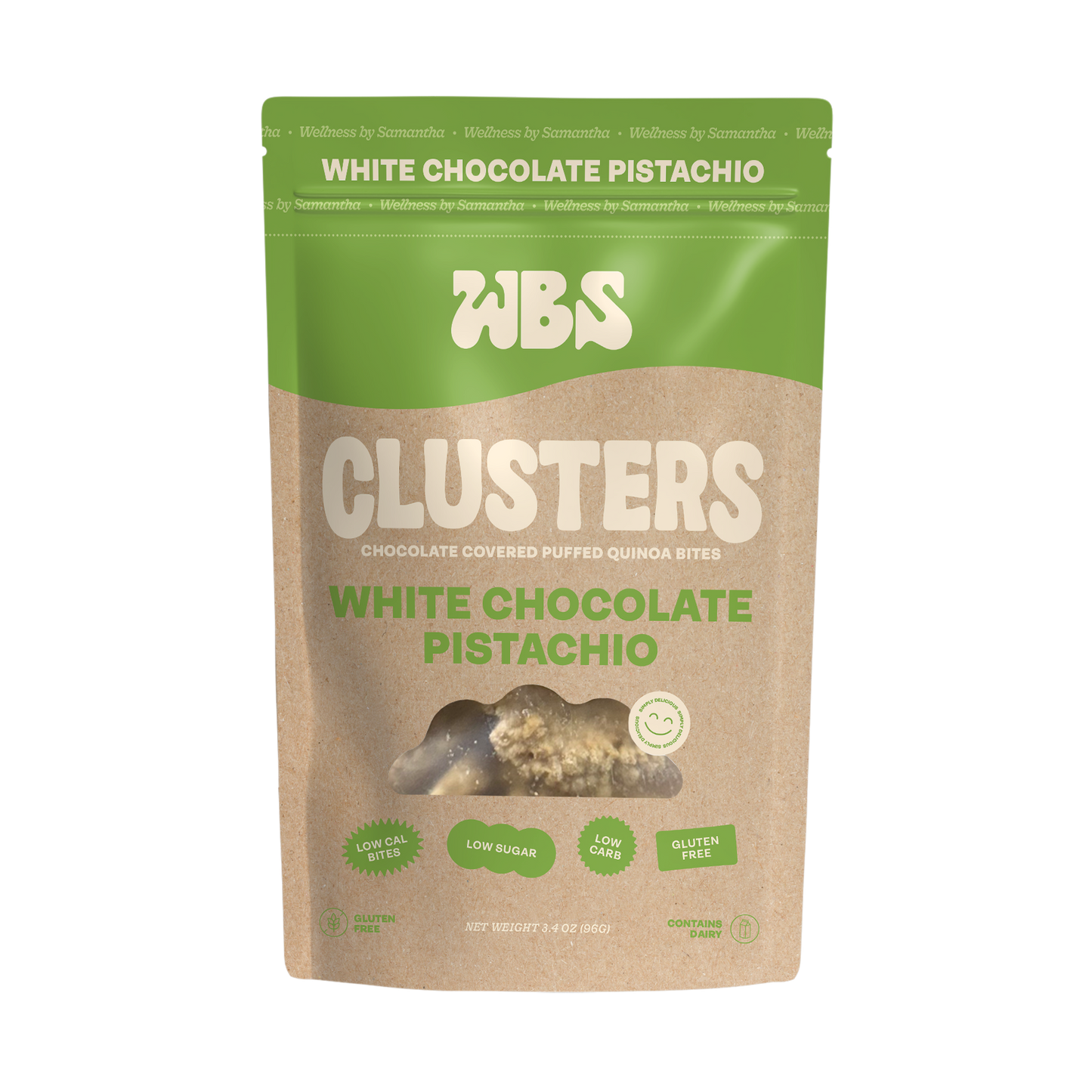 White Chocolate Pistachio Clusters