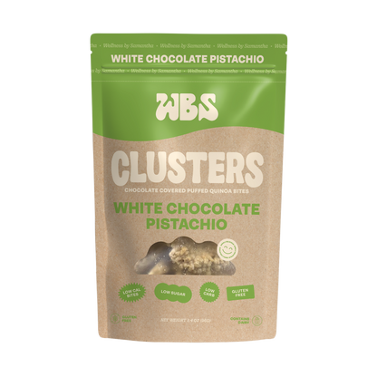 White Chocolate Pistachio Clusters